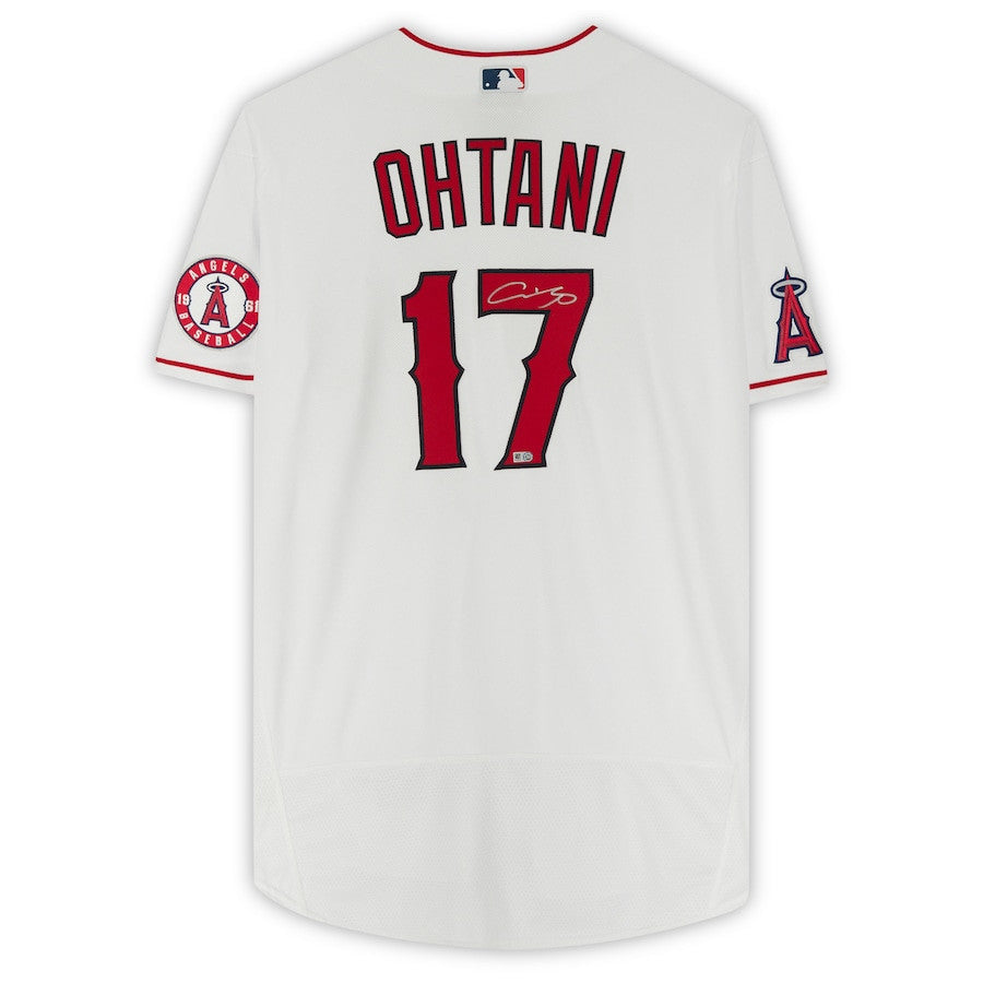 Shohei Ohtani 17 Los Angeles Angels Autographed Jersey - White