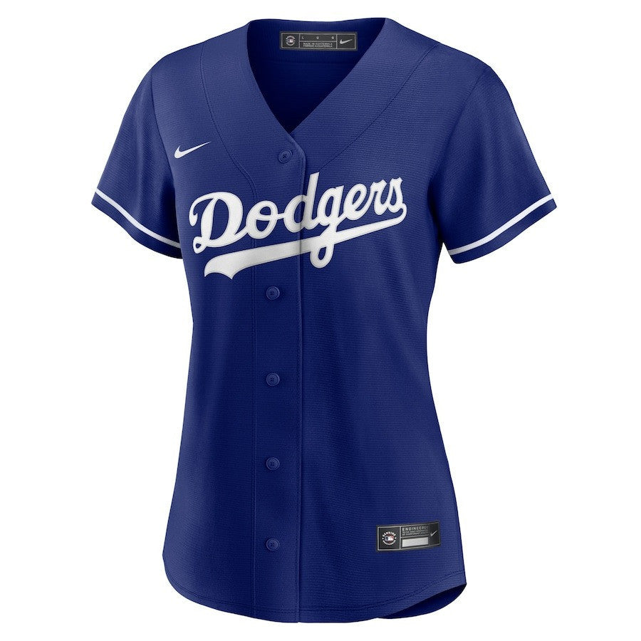 Shohei Ohtani 17 Los Angeles Dodgers Signed Collage Arts 2023 Alternate Women Jersey - Royal