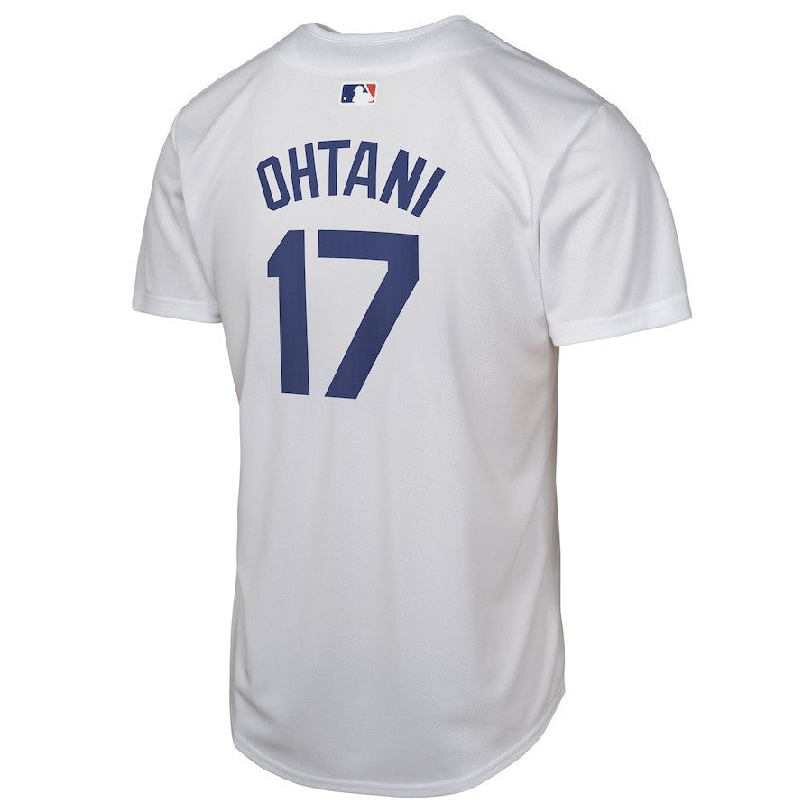 Shohei Ohtani 17 Los Angeles Dodgers Youth Home Player Game Jersey - White