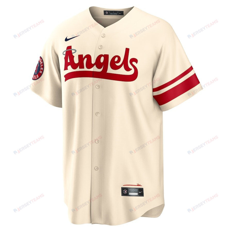 Shohei Ohtani 17 Los Angeles Angels City Connect Player Jersey - Cream