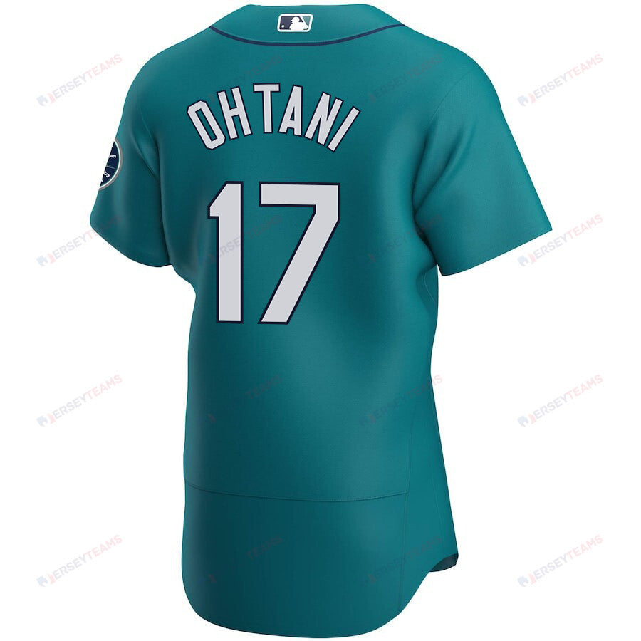 Shohei Ohtani 17 Seattle Mariners Men Alternate Elite Jersey - Aqua
