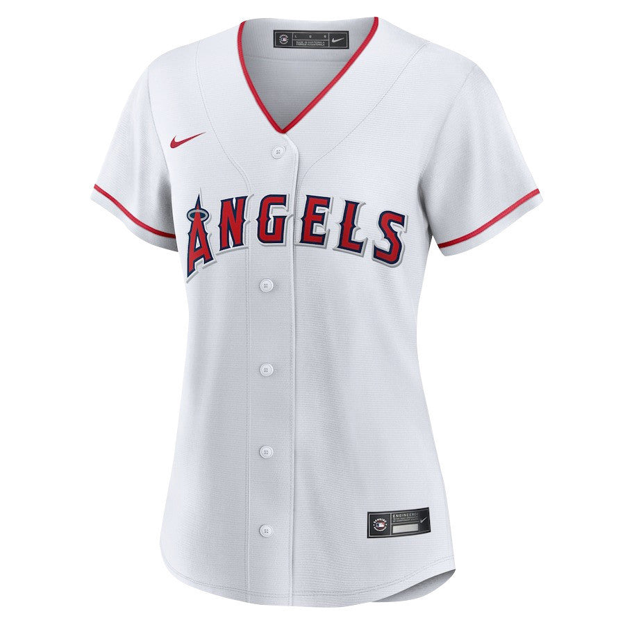 Shohei Ohtani 17 Los Angeles Angels Signed MVP 2023 Home Player Women Jersey - White