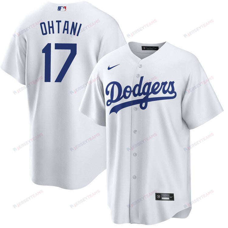 Shohei Ohtani 17 Los Angeles Dodgers Home Jersey - Men White Jersey