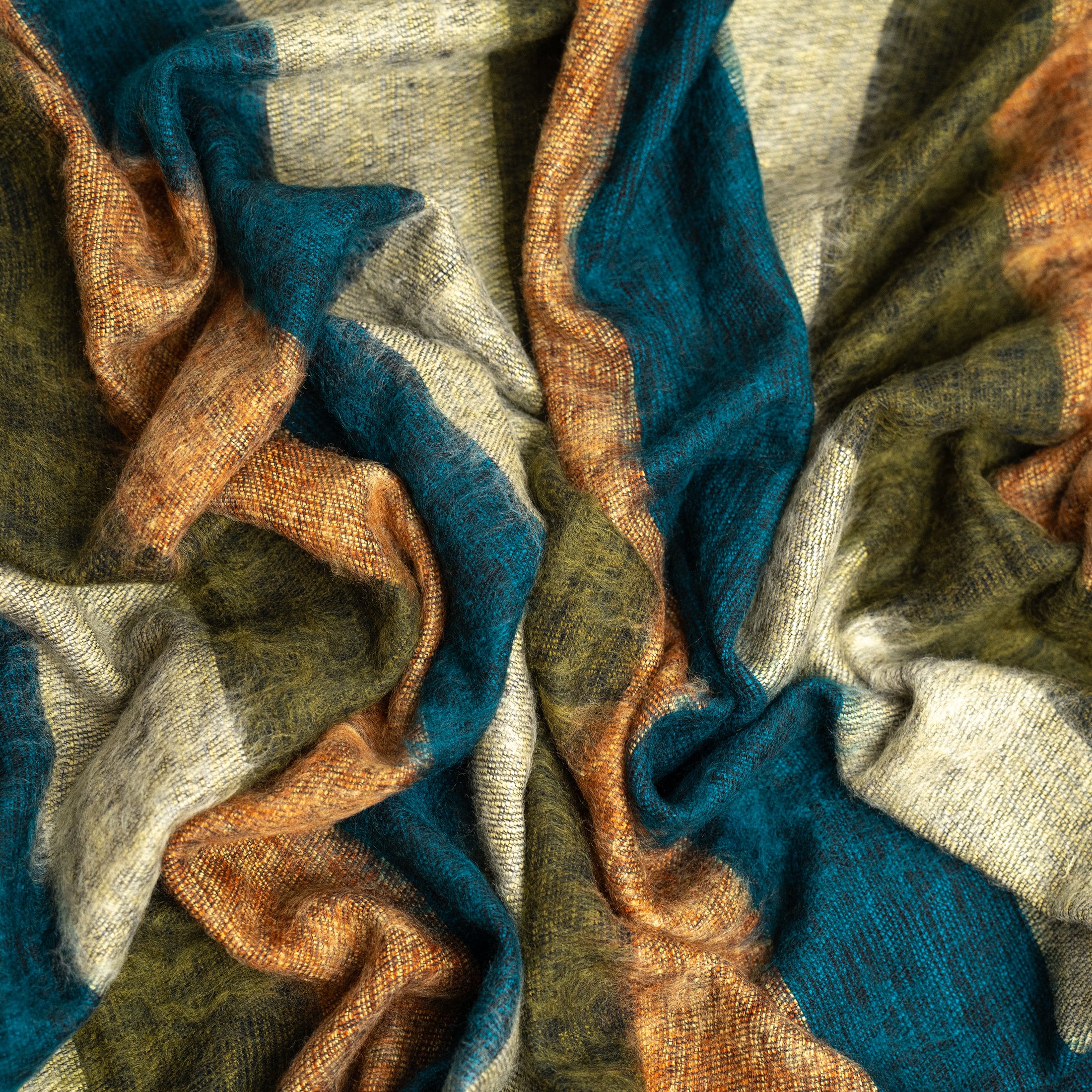 Extra Soft Throw Blanket/ Yak wool Blanket/ Lap Blanket/ Couch Blanket/ Handmade Luxury wool blanket/ BOHO / Machine Washable 46" x 90"