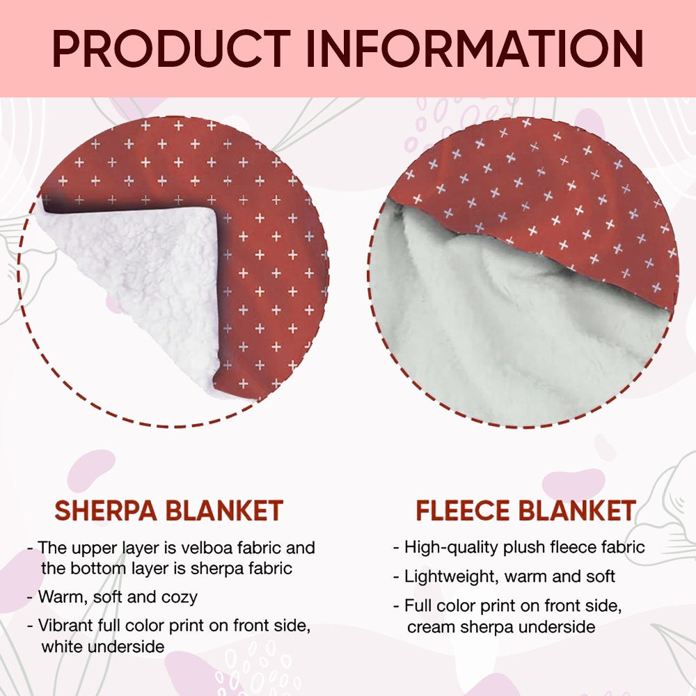 Teacher Retirement Gift Blanket, Floral Sherpa Throw Blanket for Retiring Teacher from Coworkers, Cute Retired Gift for Her, Teacher Gift