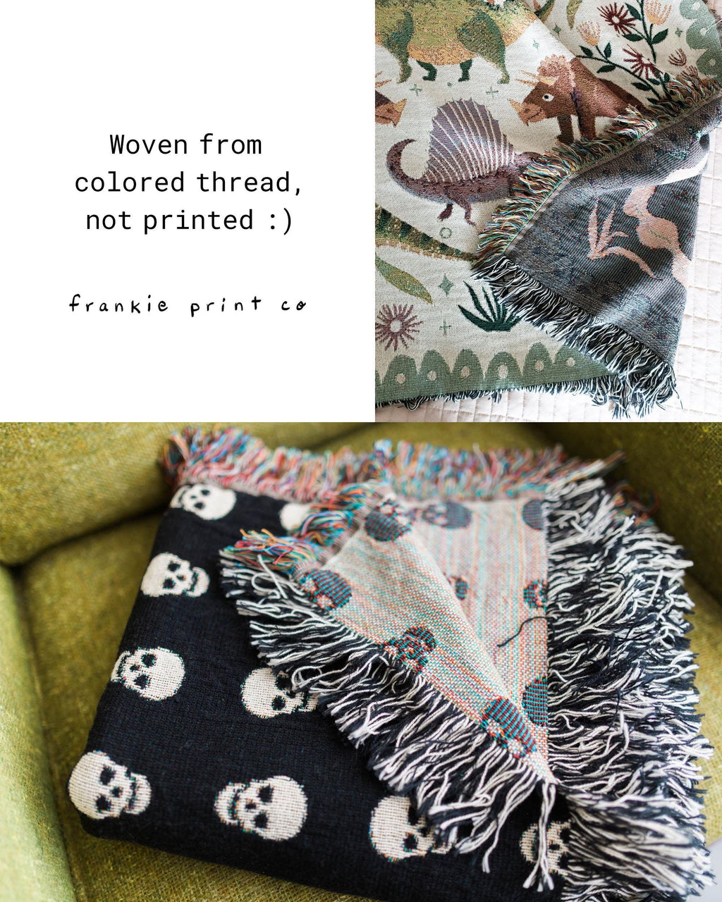 Gift for Dad Blanket: Fathers Day Present from Kids, Checkered Woven Throw, Unique Thoughtful Birthday, Personalized, Grandpa Grandparent