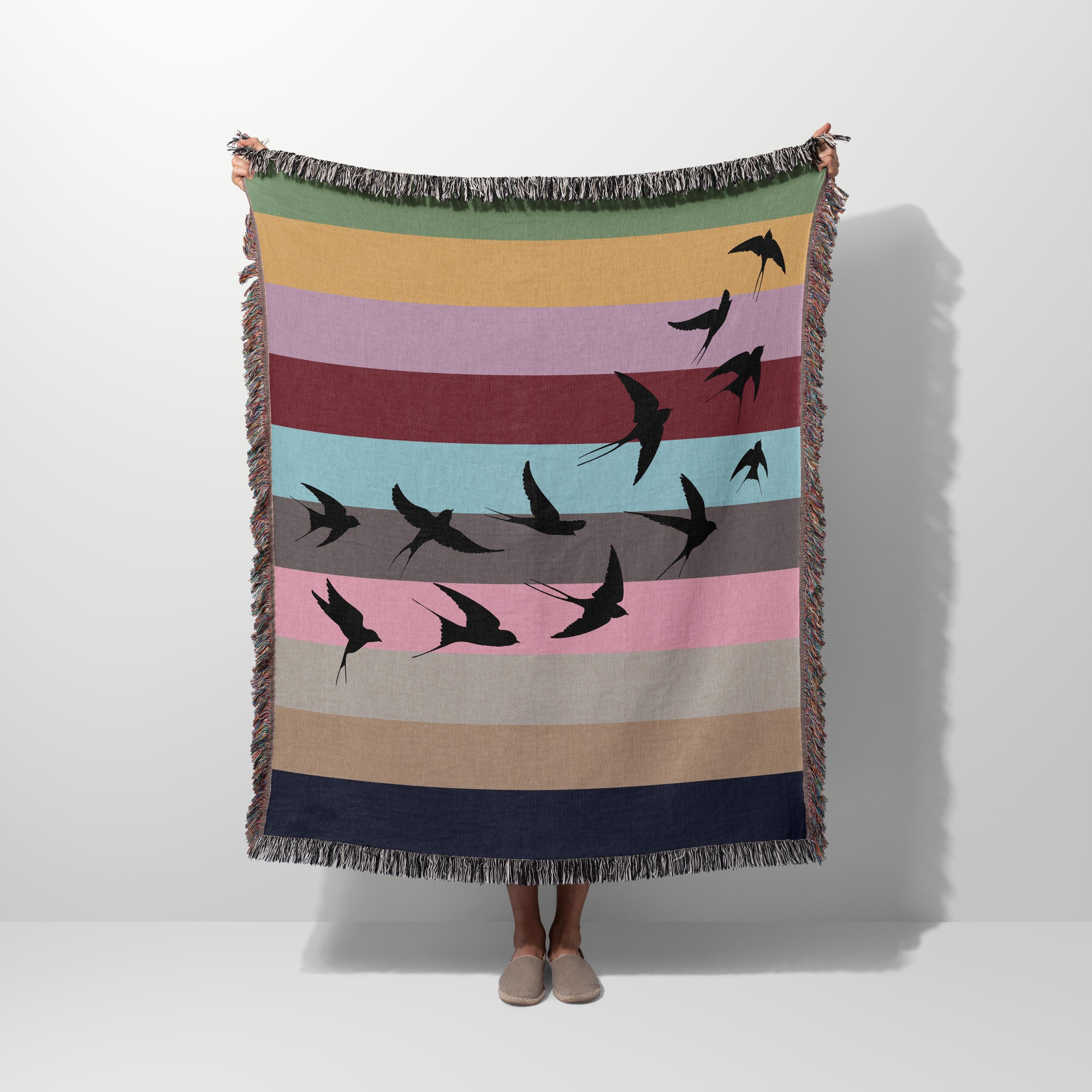 Eras Inspired Blanket: Woven Cotton Throw for fans