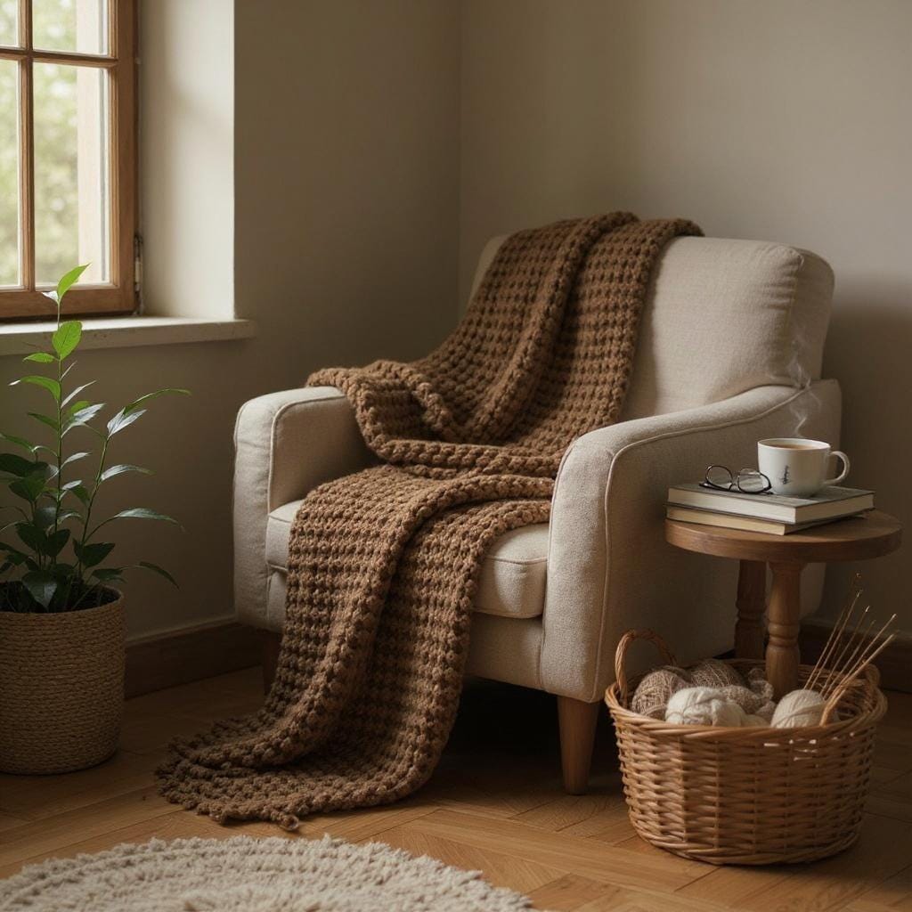 Waffle Weave  Soft Cotton Throw Blanket, Lightweight Cozy Waffle Knit Blanket, Breathable Sofa Minimalist Bed Throw, Modern Home Decor Gift
