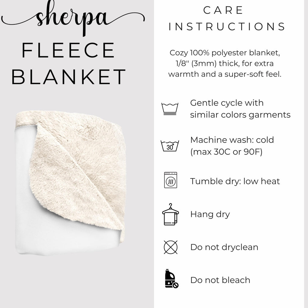 Fleece Sherpa Blanket
