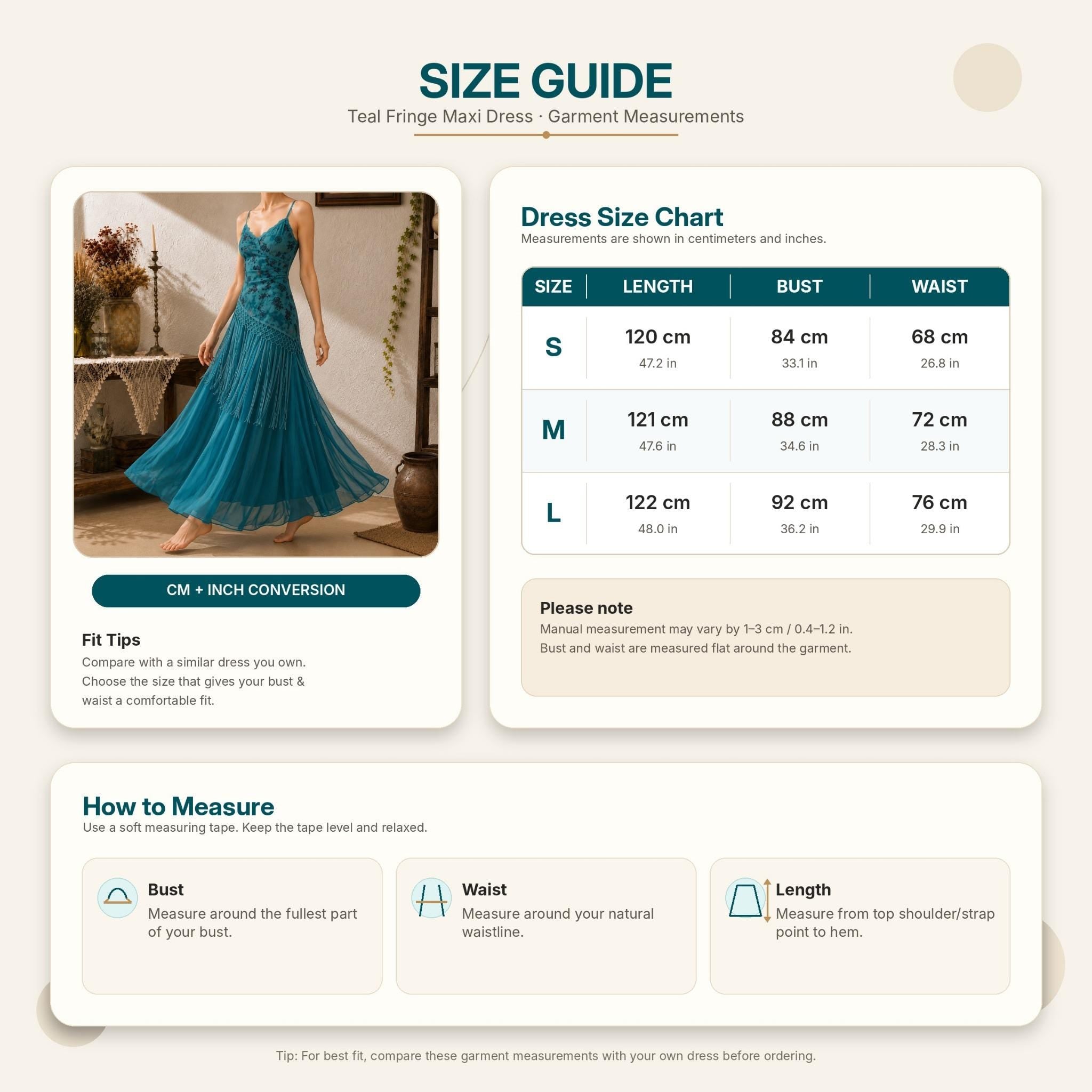 Teal Fringe Maxi Dress, Boho Strappy Summer Dress for Vacation, Wedding Guest, Party and Photoshoot
