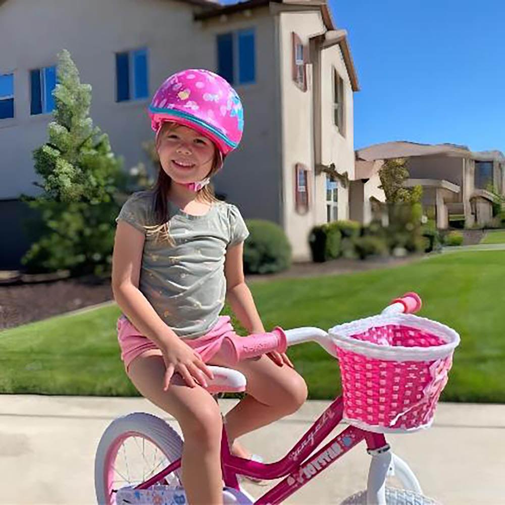 JOYSTAR Angel Girls Bike with Training Wheels & Basket