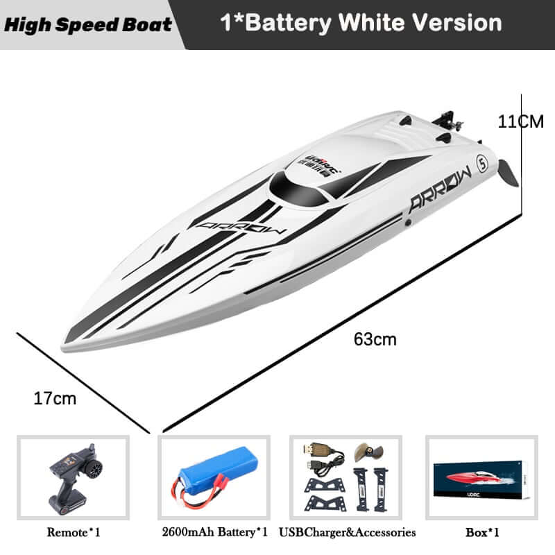 UDIRC UDI005 50km/h Brushless RC Speedboat