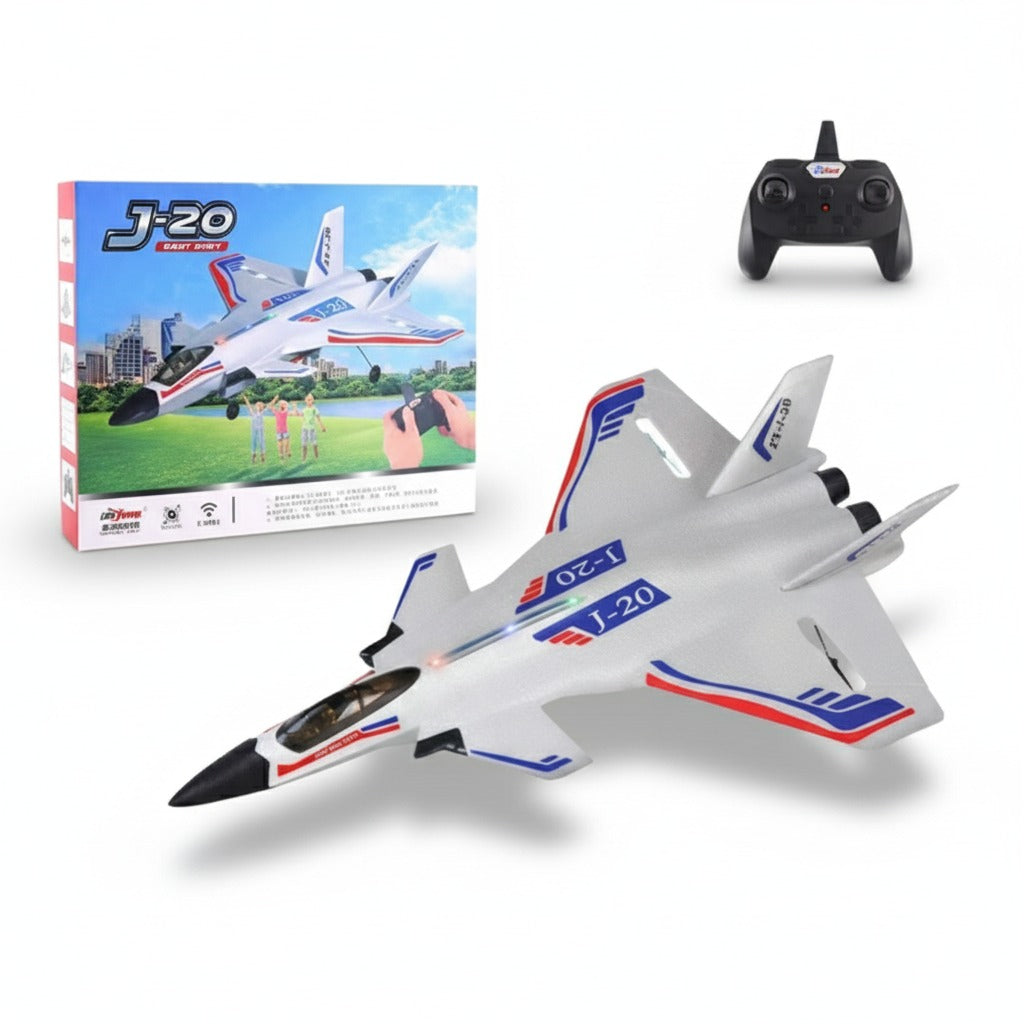 ZY J20 2.4GHz RC Fighter Jet with LED Auto-Balance