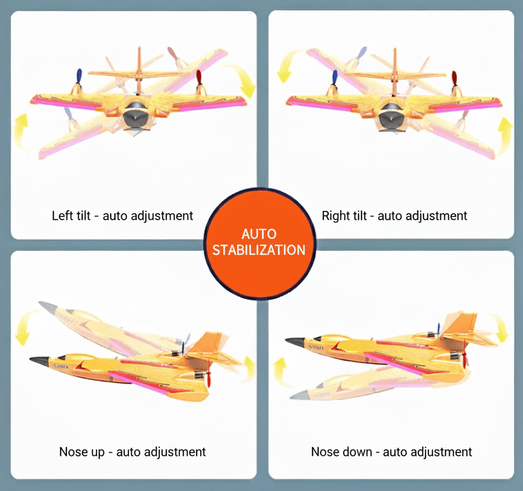 X320 Sea Land Air RC Glider with LED Lights