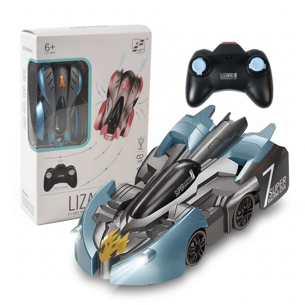 Anti-Gravity Wall Climbing RC Car with 360° Stunts