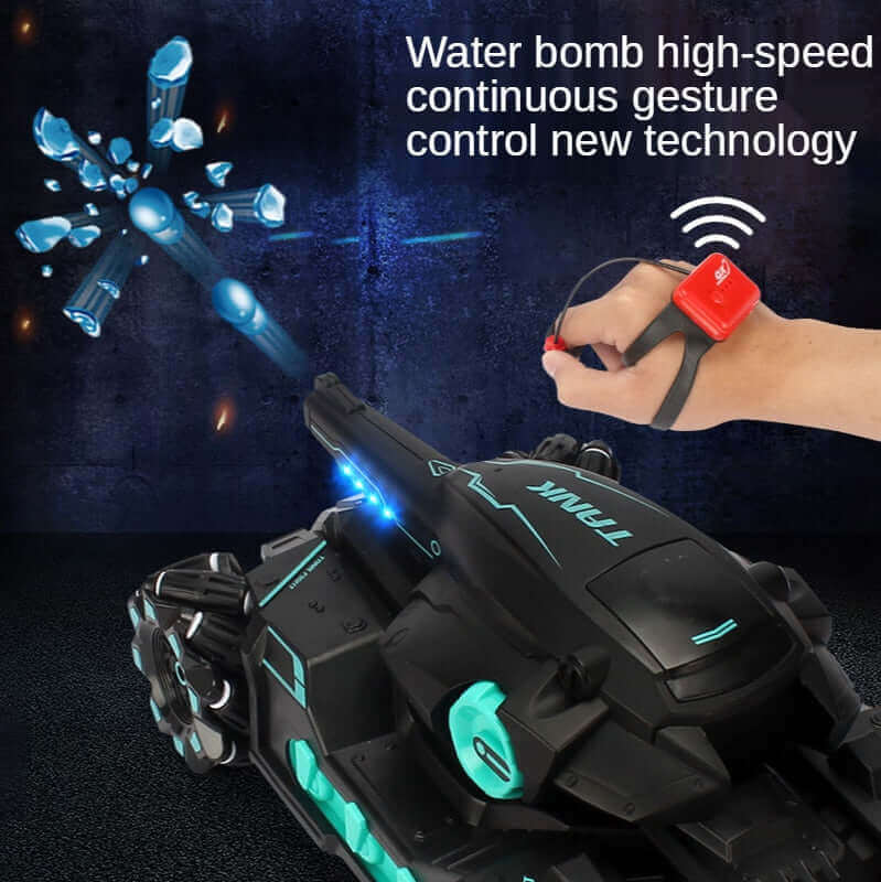 Water Bomb RC Battle Tank with Gesture Control