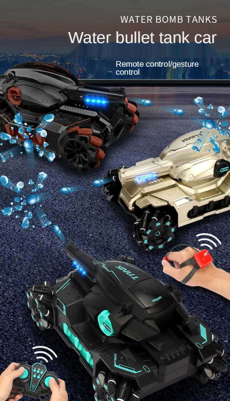 Water Bomb RC Battle Tank with Gesture Control