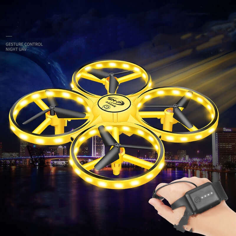 Mini Quadcopter Drone with Smart Watch Gesture Control