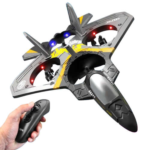 V17 RC Glider Plane with Gravity Sensing and LED Lights