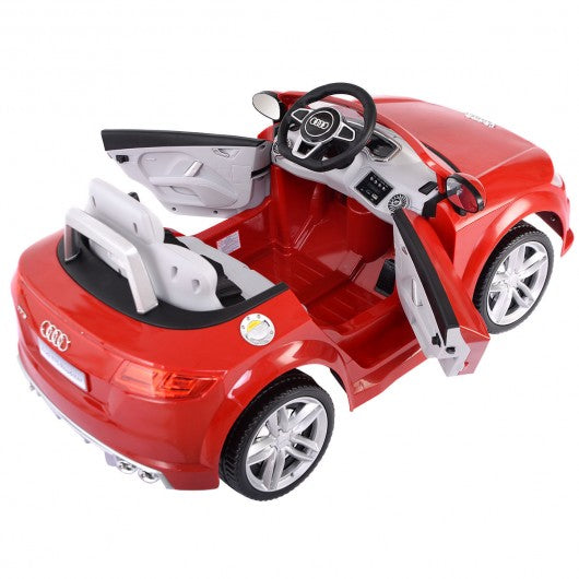 Audi TTS 12V Electric Kids Ride On Car Licensed MP3 LED Lights RC Remote Control