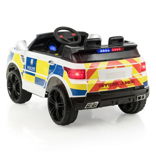 Kids 12 V Battery Powered Electric Ride on Car-White