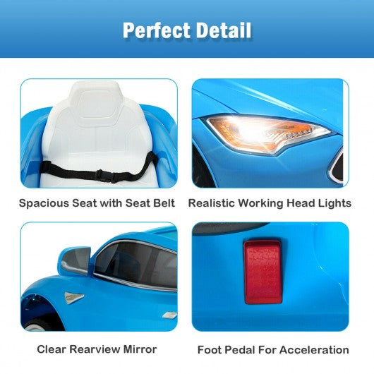 6V Kids Ride On Car with Remote Control-Blue