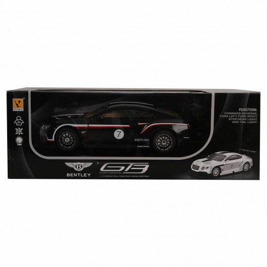 1/14 Bentley Licensed Electric Radio RC Car w/ Lights-Black
