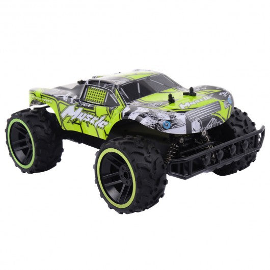 Green 1:12 2.4G RC Car Super High Speed Racing Car