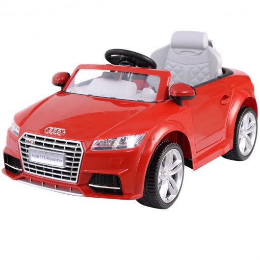 Audi TTS 12V Electric Kids Ride On Car Licensed MP3 LED Lights RC Remote Control