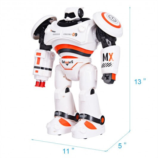 Remote Control Programmable Intelligent Combat Fighting Robot -Orange