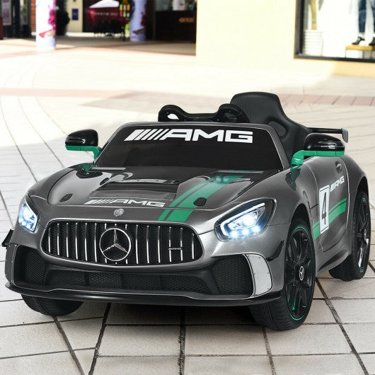 12V Mercedes Benz AMG Licensed Kids Ride On Car-Light Gray