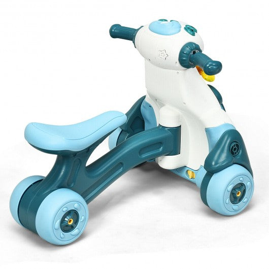 Baby Musical Balance Ride Toy-Blue