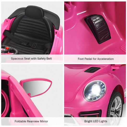 Kids Electric Ride On Car Battery Powered -Pink