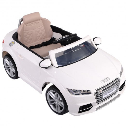 Audi TTS 12V Electric Kids Ride On Car Licensed MP3 LED Lights RC Remote Control