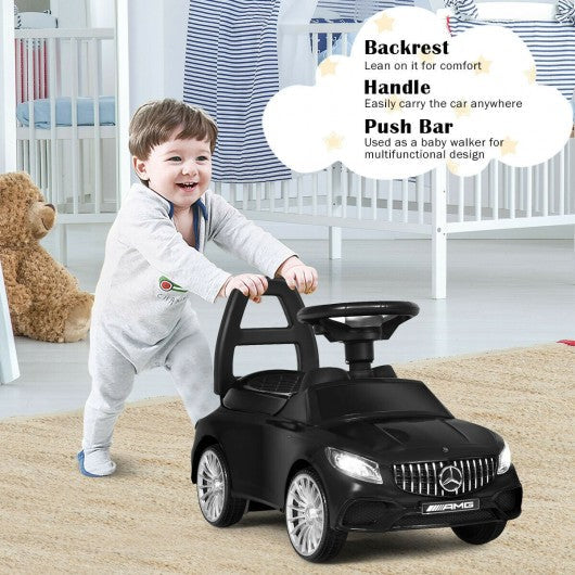 Licensed Mercedes Benz Kids Ride On Push Car-Black