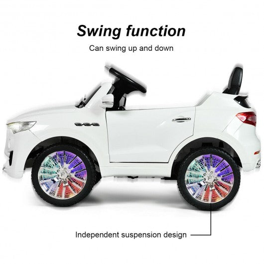 6V Licensed Maserati Kids Ride On Car-White