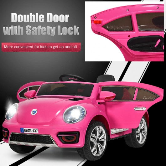 Kids Electric Ride On Car Battery Powered -Pink