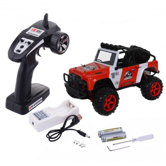 Red 1:22 2.4G 4WD High Speed RC Desert Buggy Truck