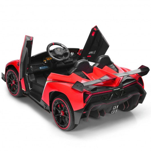 12V 2-Seater Licensed Lamborghini Kids Ride On Car with RC and Swing Function