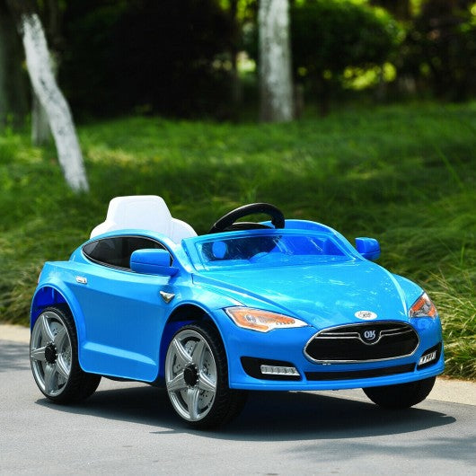 6V Kids Ride On Car with Remote Control-Blue