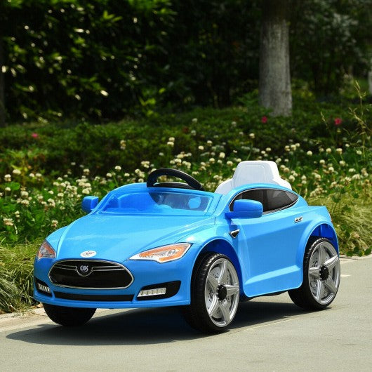 6V Kids Ride On Car with Remote Control-Blue