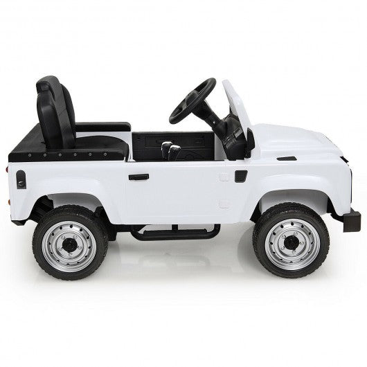 Landrover Defender Licensed Pedal Powered Car-White