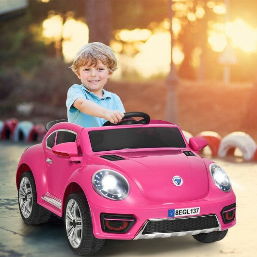 Kids Electric Ride On Car Battery Powered -Pink