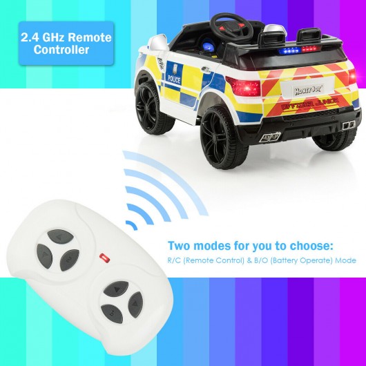 Kids 12 V Battery Powered Electric Ride on Car-White