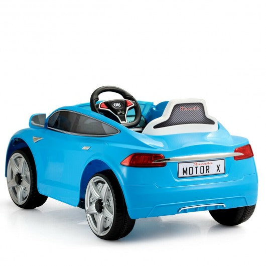 6V Kids Ride On Car with Remote Control-Blue