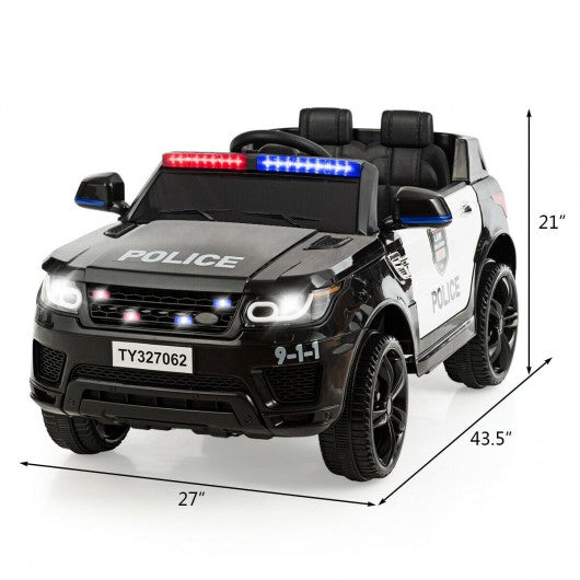 Kids 12 V Battery Powered Electric Ride on Car-Black