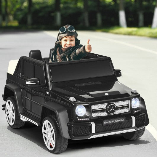 12V Licensed Mercedes-Benz G650 Kids Ride On Car-Black