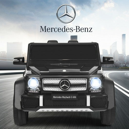 12V Licensed Mercedes-Benz G650 Kids Ride On Car-Black