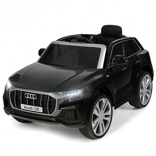 12V Licensed AudiQ8 Kids Ride On Car-Black