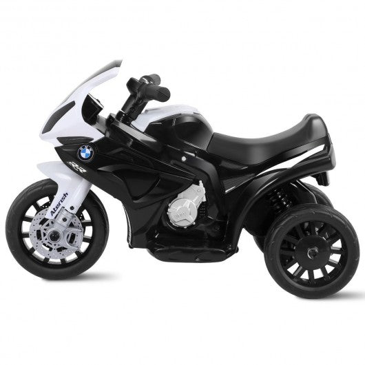 6V Kids 3 Wheels Riding BMW Licensed Electric Motorcycle-Black